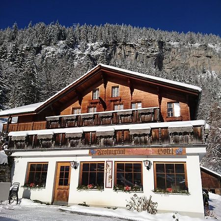 Hotel Restaurant Waldrand, Isenfluh 外观 照片