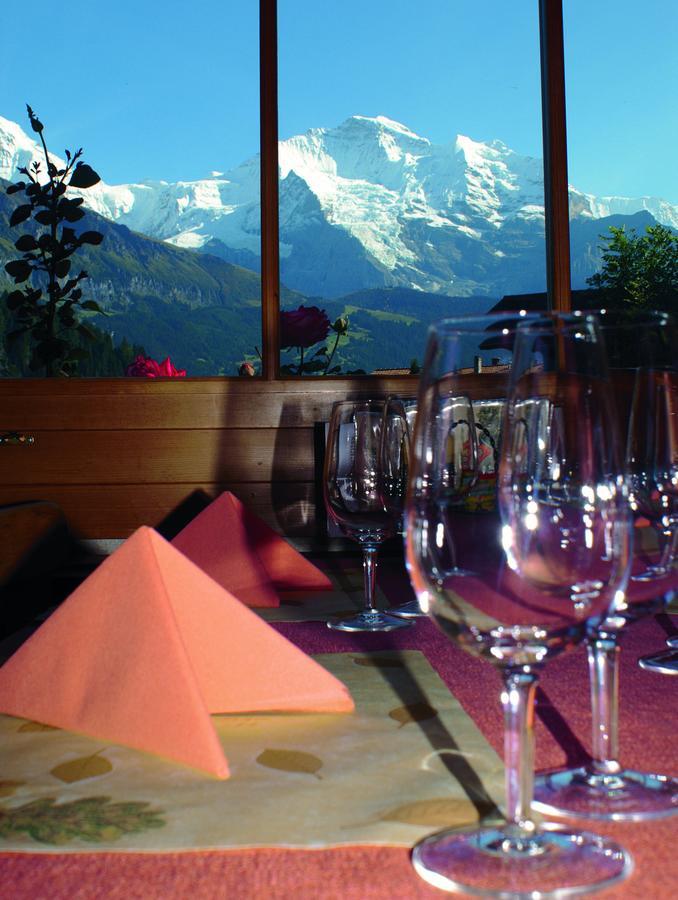 Hotel Restaurant Waldrand, Isenfluh 外观 照片