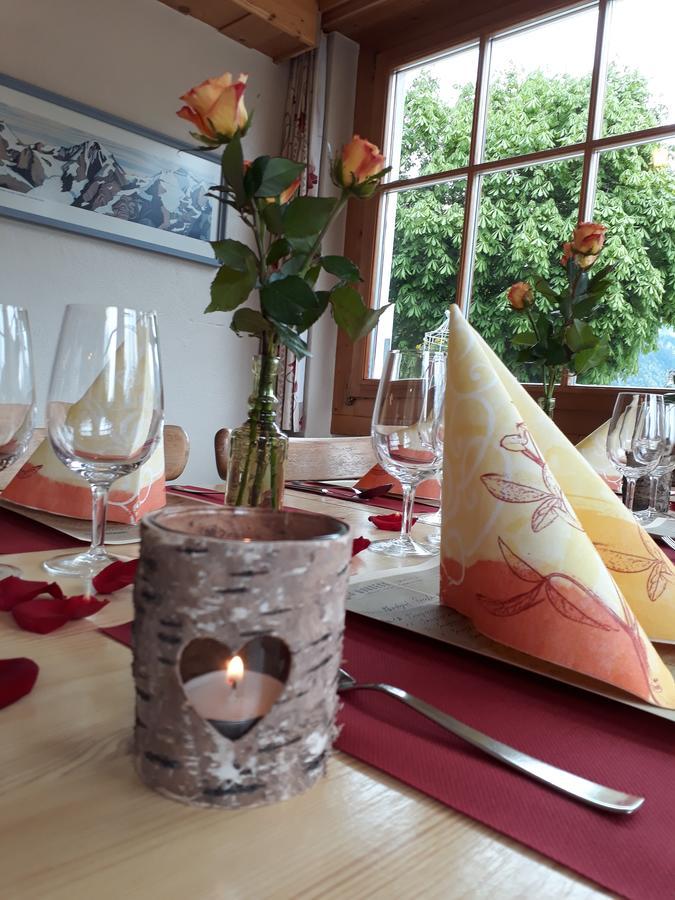 Hotel Restaurant Waldrand, Isenfluh 外观 照片